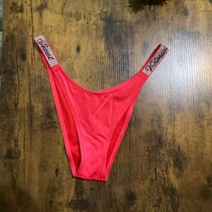 Victoria's Secret Vibrant Red Bikini Bottom